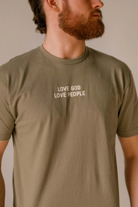 Love God Love People Tee - Mens | Christian Tee