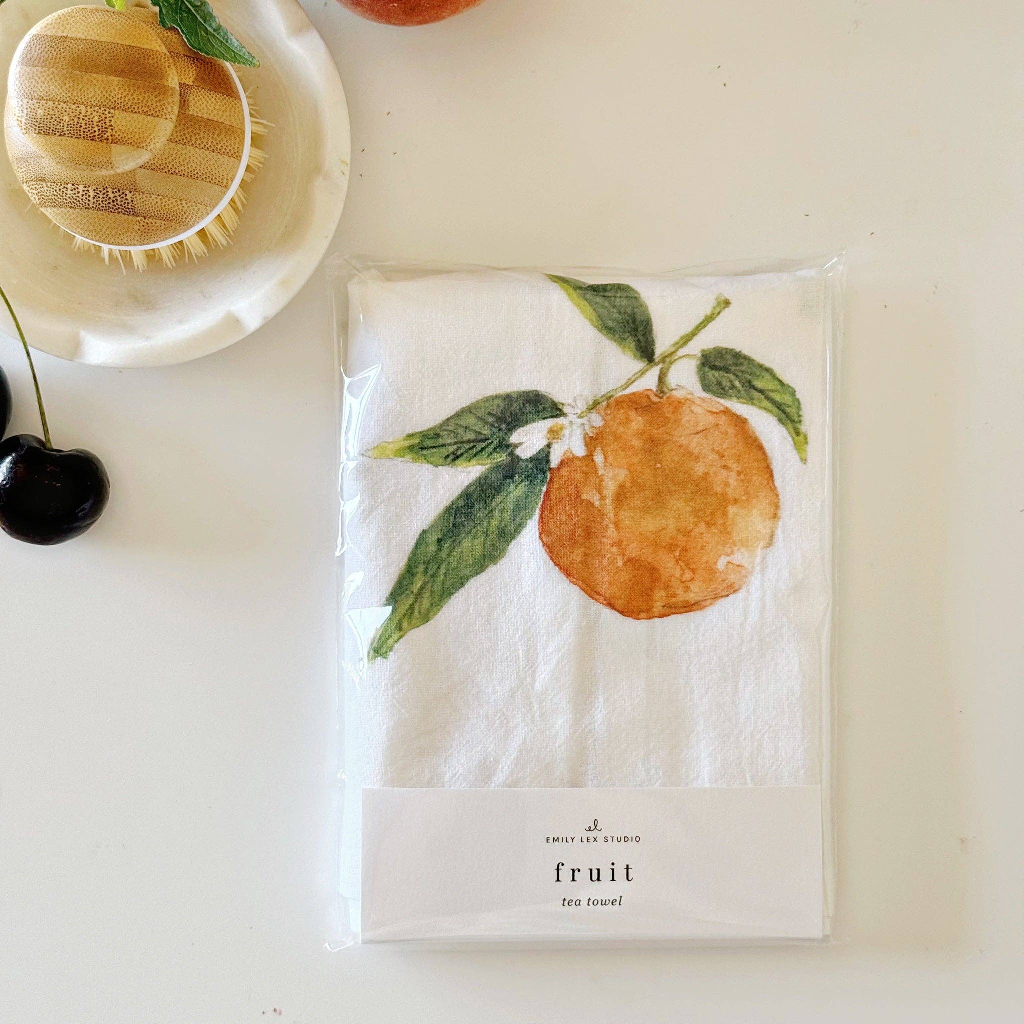 Emily Lex - Fruit Tea towel