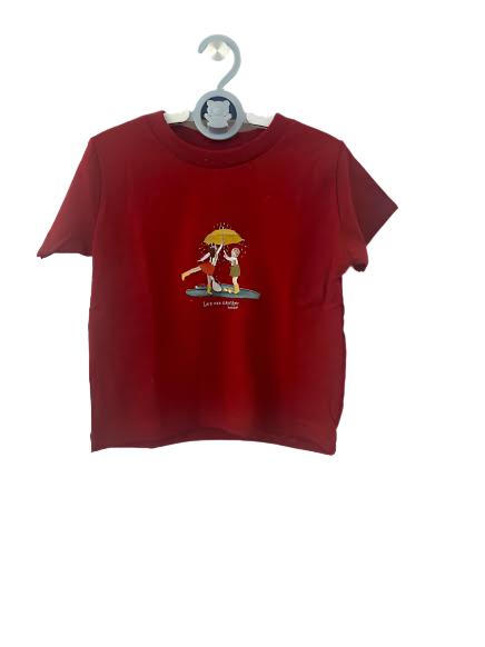 Jen Harkness Kids T-shirts, Red, Love One Another