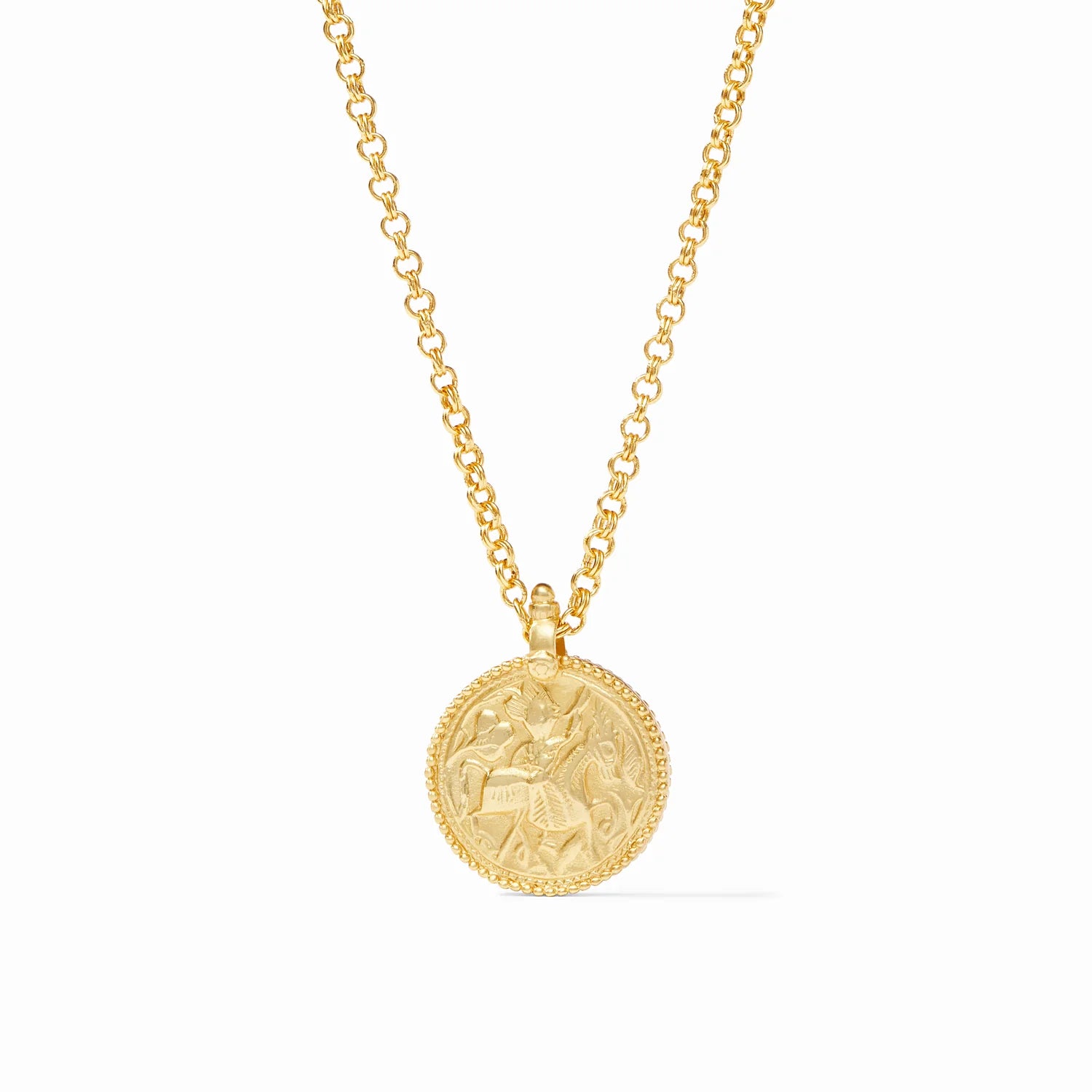 Coin Pendant, Gold, from Julie Vos