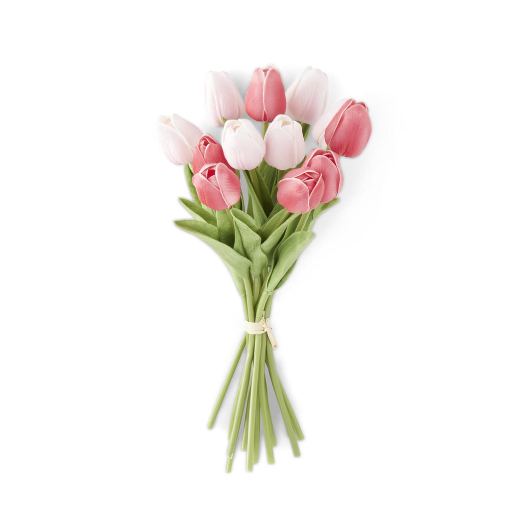 Real Touch Mini Tulips, Multiple Colors Ways 13.5 Inch