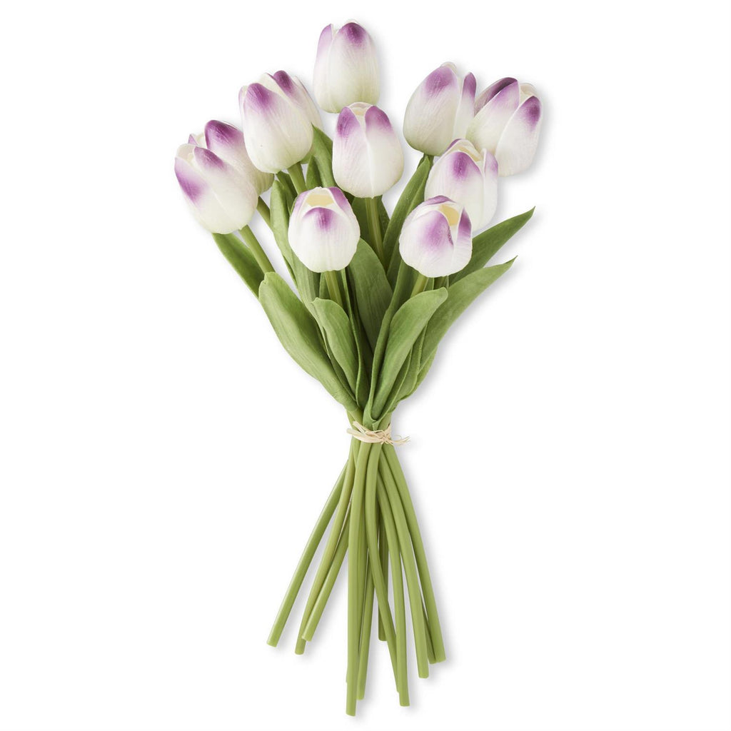 Real Touch Mini Tulips, Multiple Colors Ways 13.5 Inch