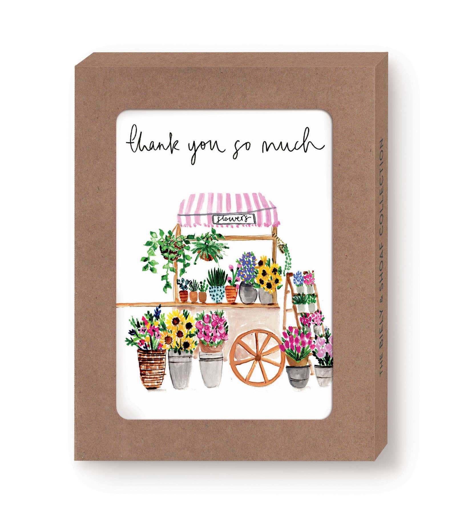 Flower Cart Boxed Notecard - Set of 10