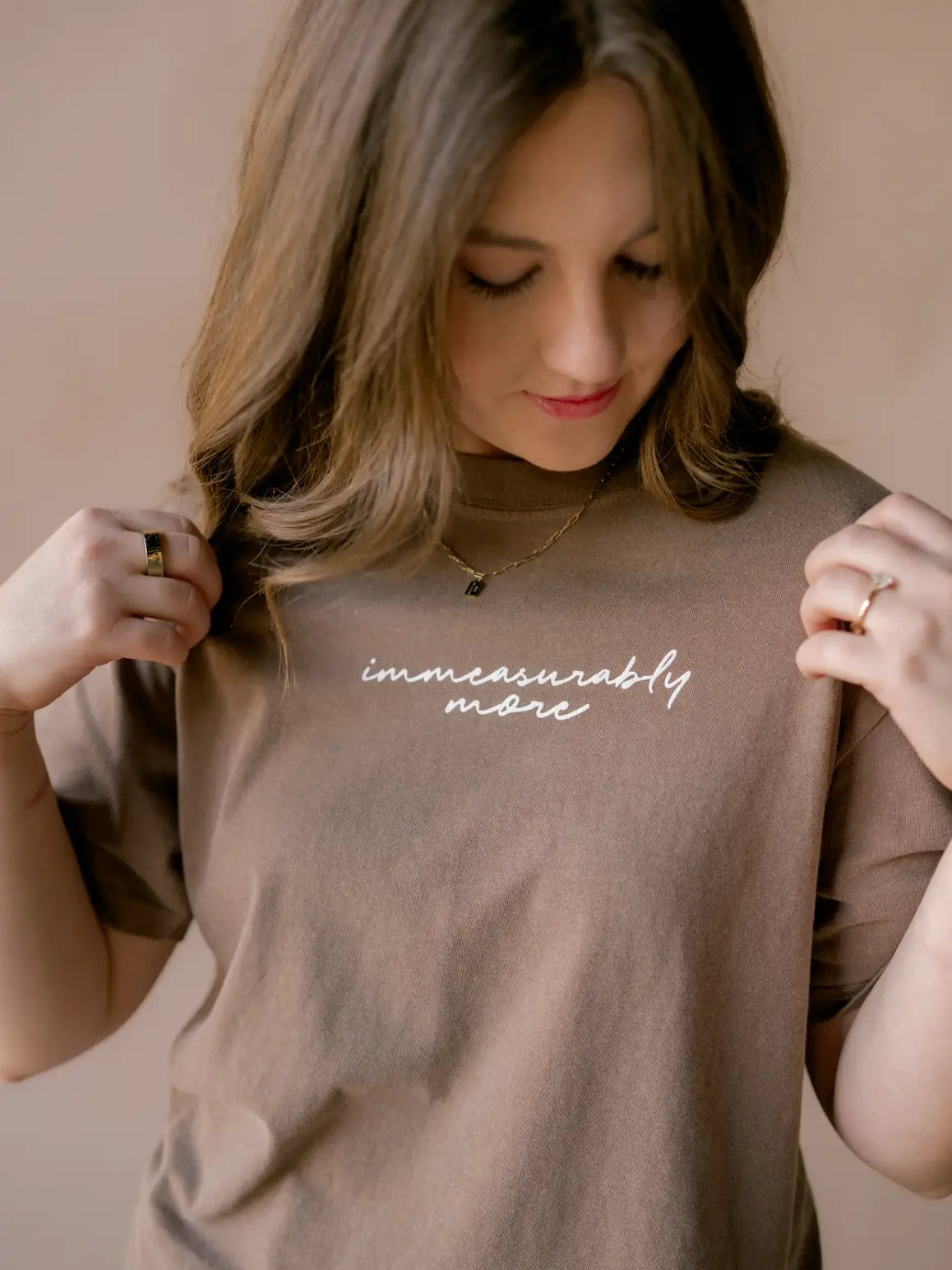 Immeasurably More Tee - Espresso