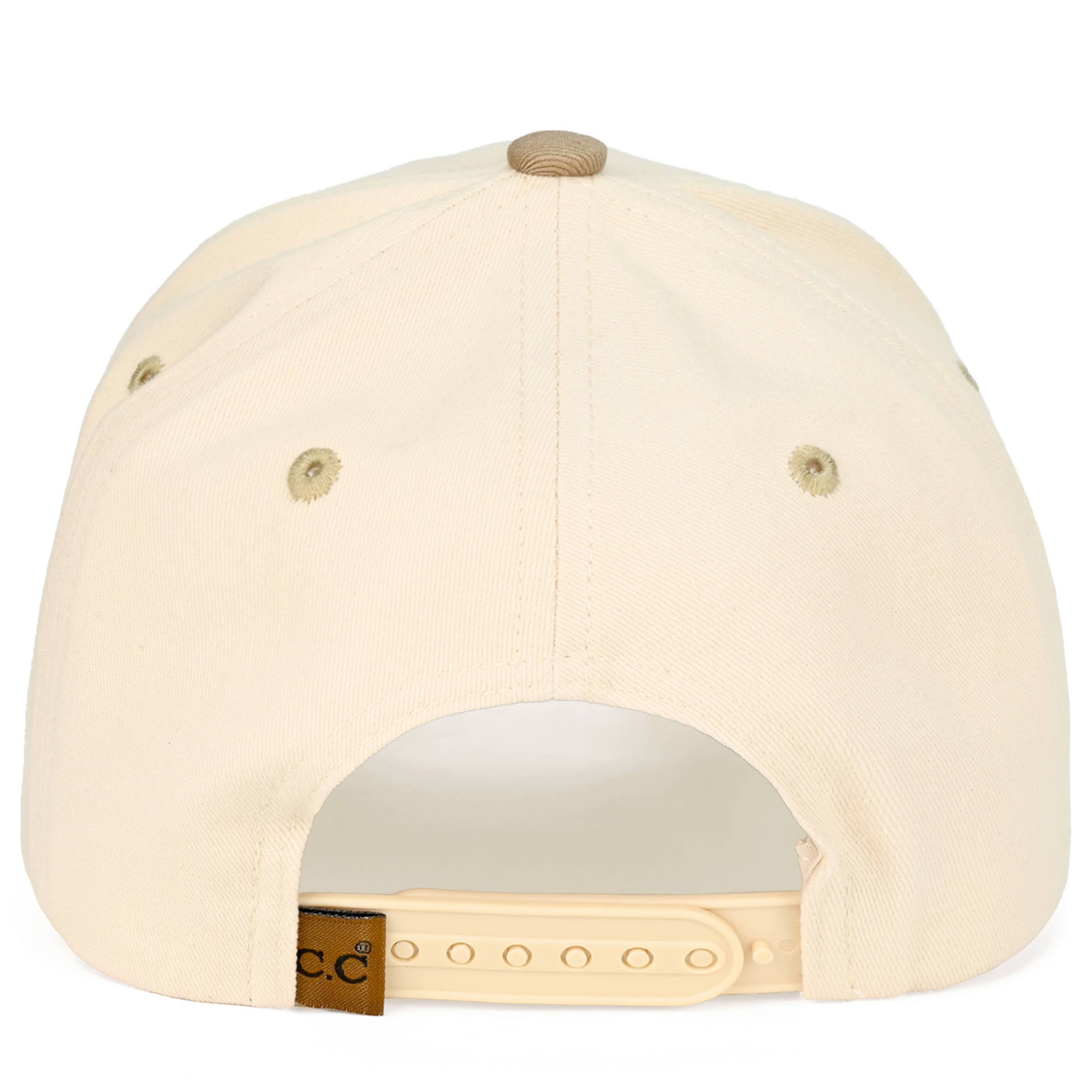 C.C Y'ALL NEED JESUS Embroidered Letter Two Tone Trucker Hat: Red