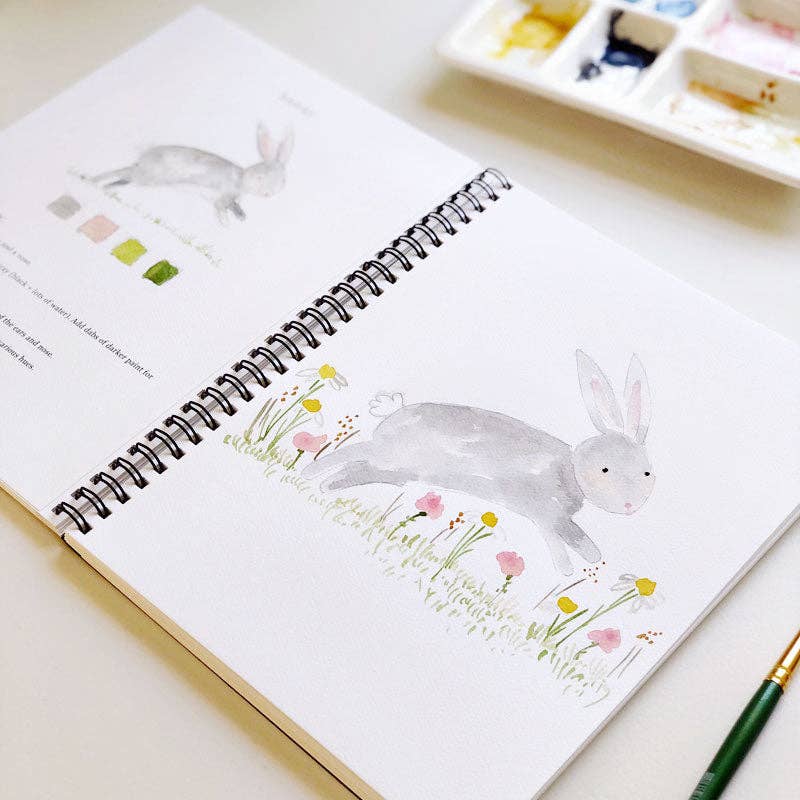 Animals Watercolor Workbook by Emily Lex