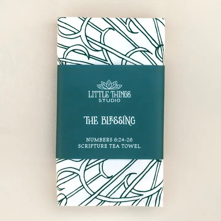 The Blessing Hymn Tea Towel