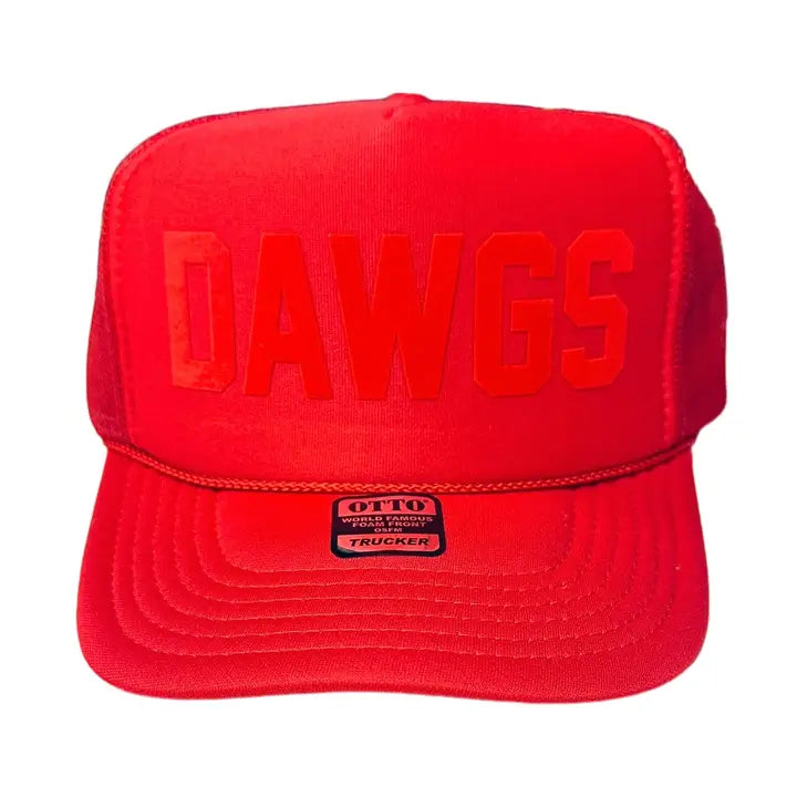 T.O.T. Trucker - Dawgs - (Red On Red)