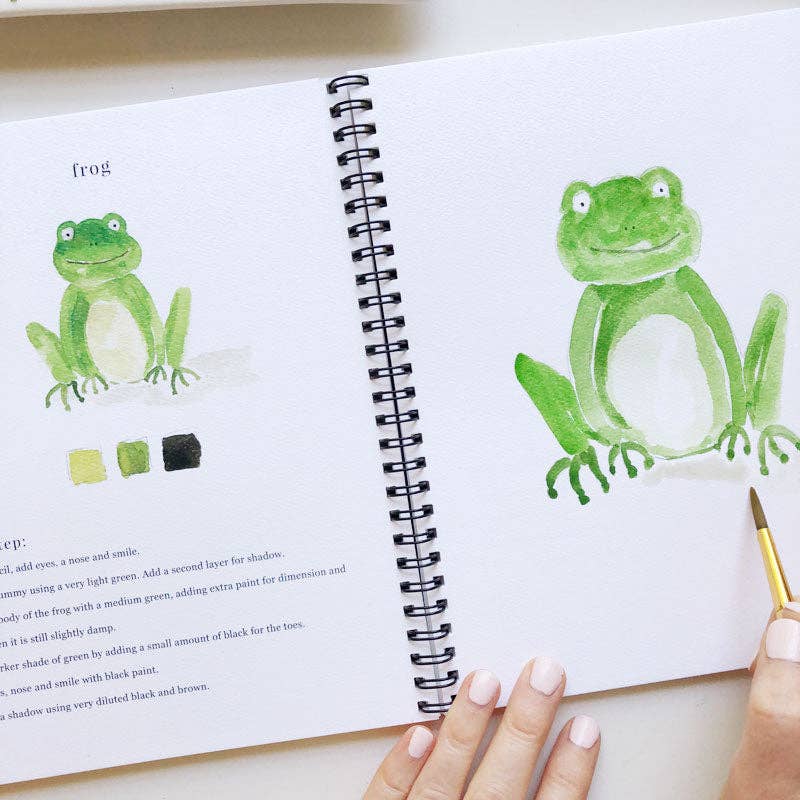 Animals Watercolor Workbook by Emily Lex