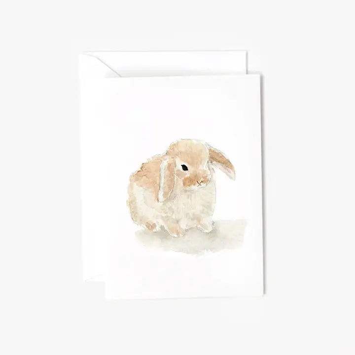 Emily Lex Bunny Mini Enclosure Notecard