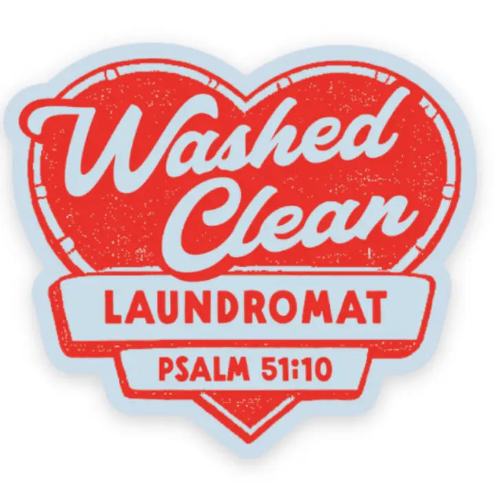 Washed Clean Sticker | Christian Sticker | Christian Gift