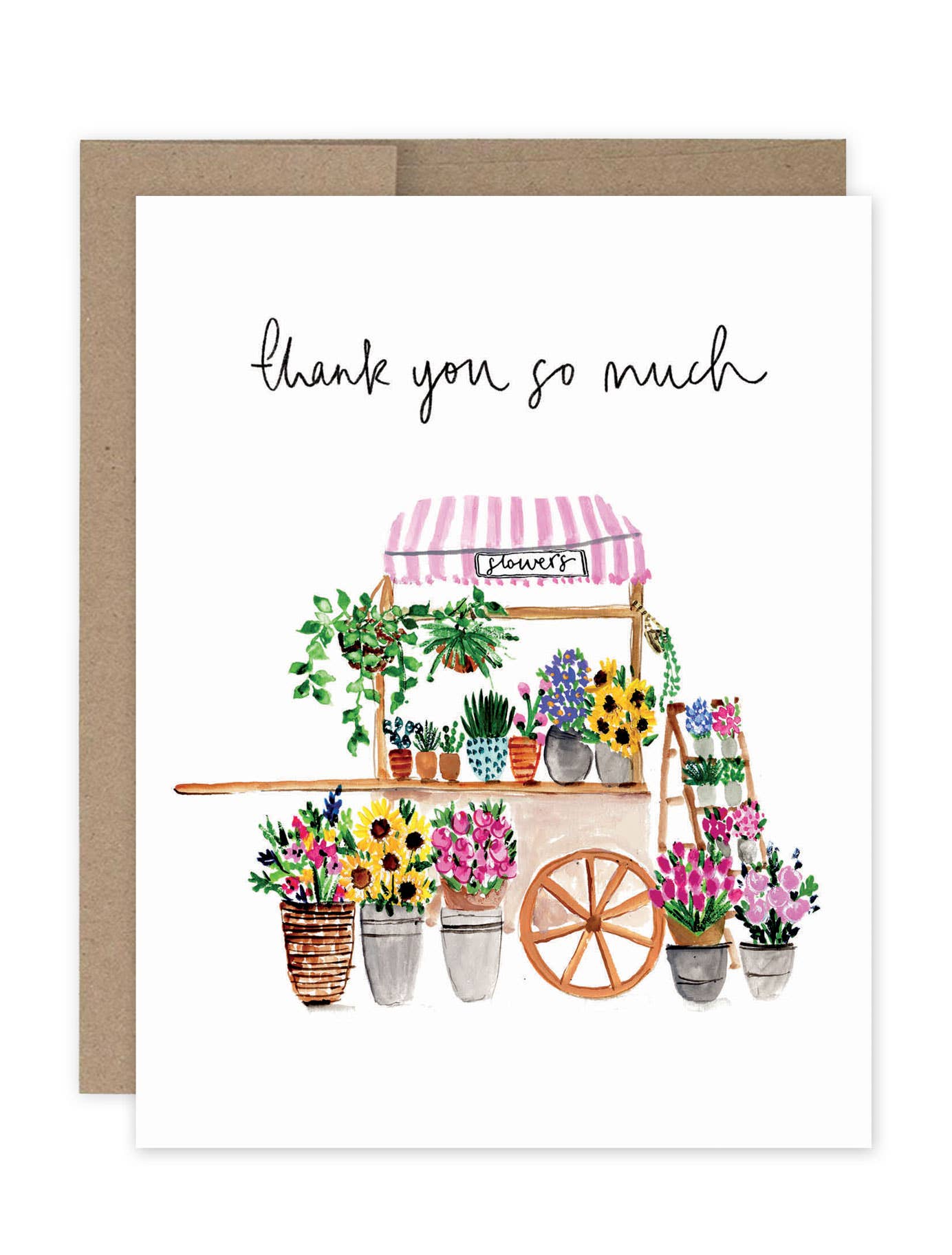Flower Cart Boxed Notecard - Set of 10