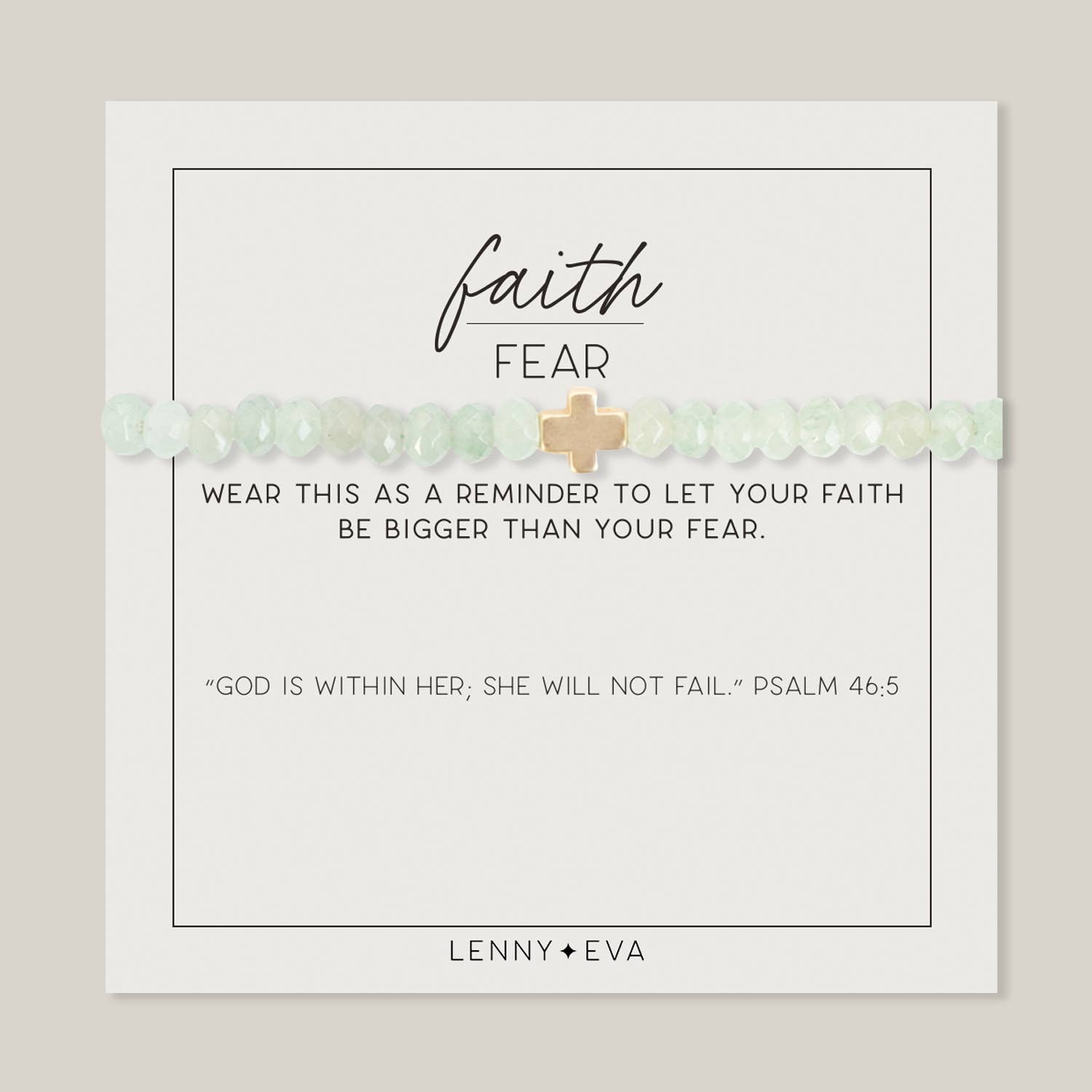 Faith Over Fear Bracelet