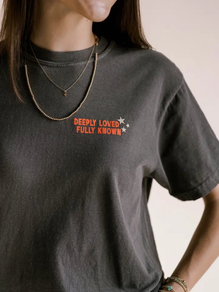 Fully Known Tee - Charcoal | Christian Tee