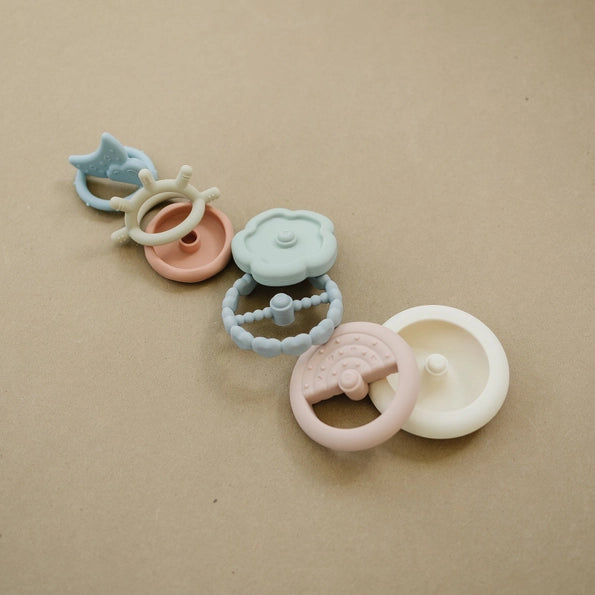 Classic Stacking Teething Ring Toy