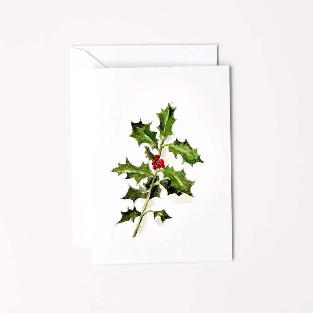 Holly Mini Notecard by Emily Lex