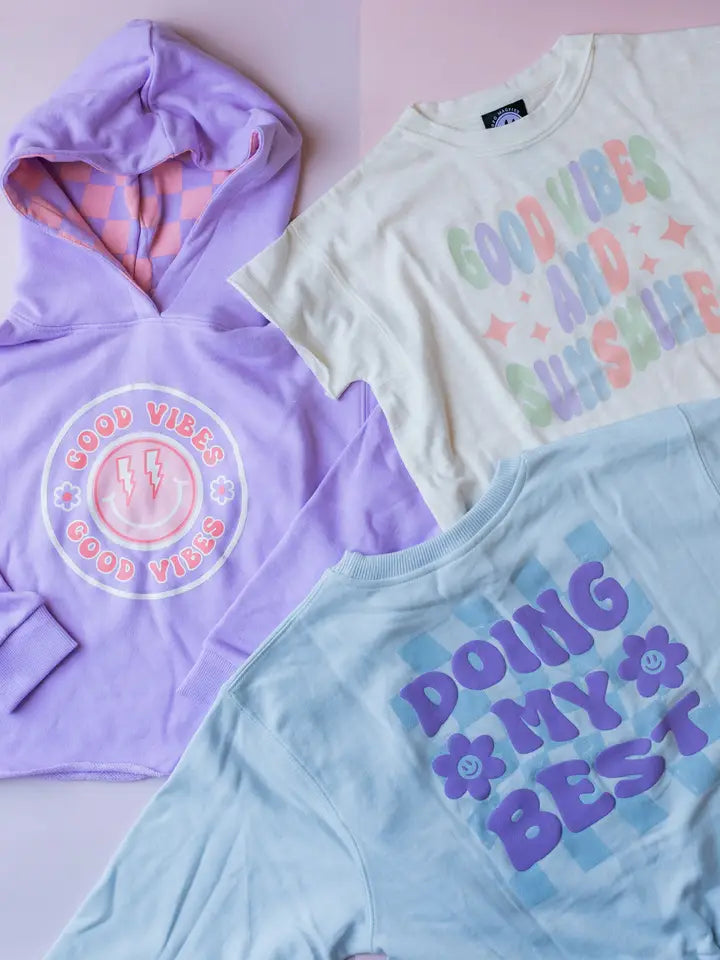Take It Easy Checked Hoodie