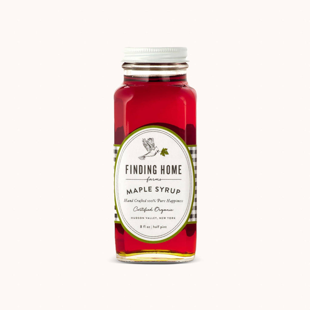 100% Pure Organic Maple Syrup - 8 oz Farmhouse Bottle