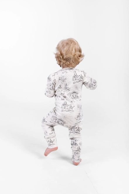 Bethlehem Footless Onesie Pj Cotton 3-6 Months