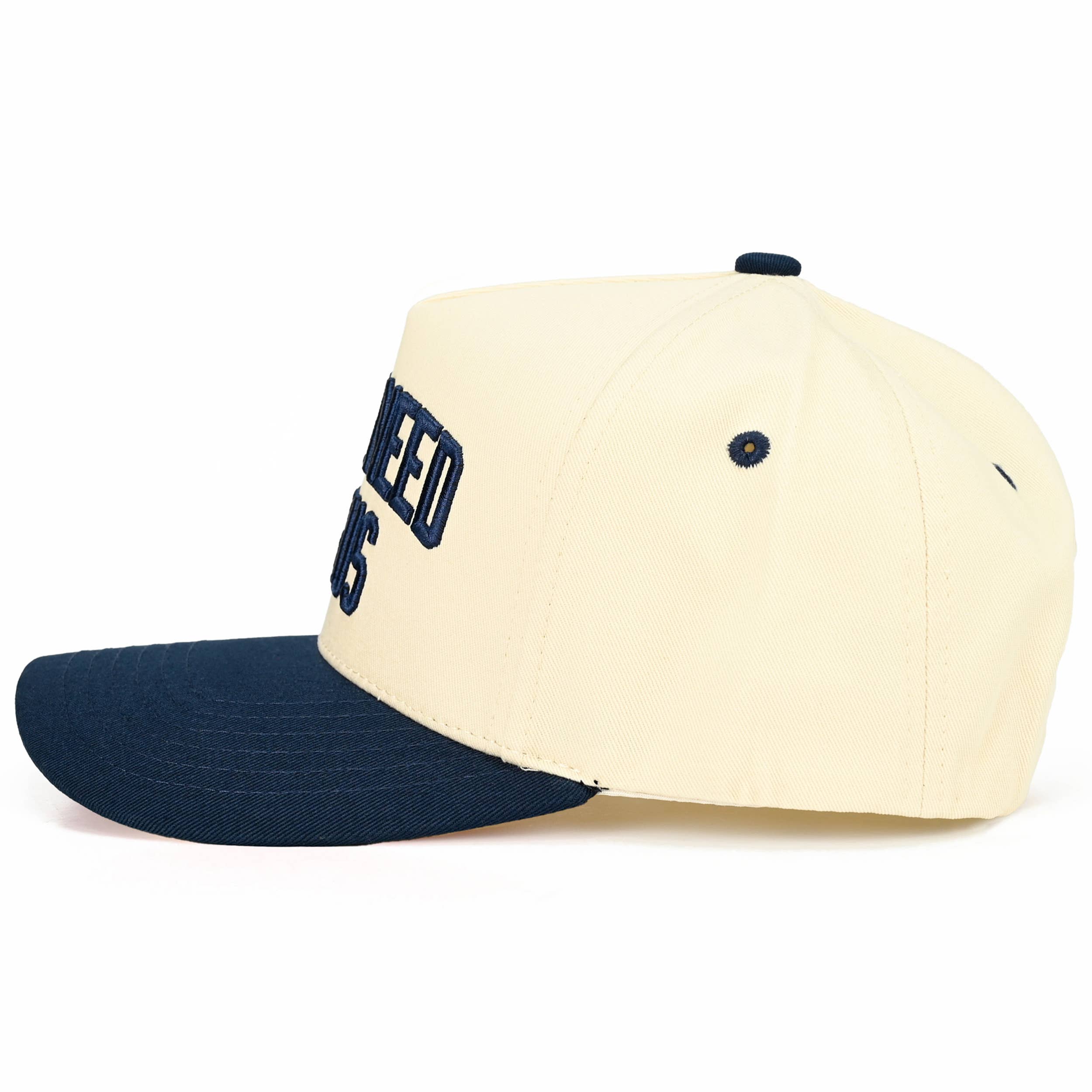C.C Y'ALL NEED JESUS Embroidered Letter Two Tone Trucker Hat: Red