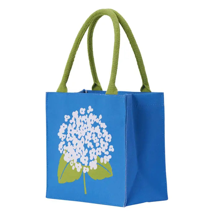 Hydrangea Sola Itsy Bitsy Reusable Gift Bag Tote
