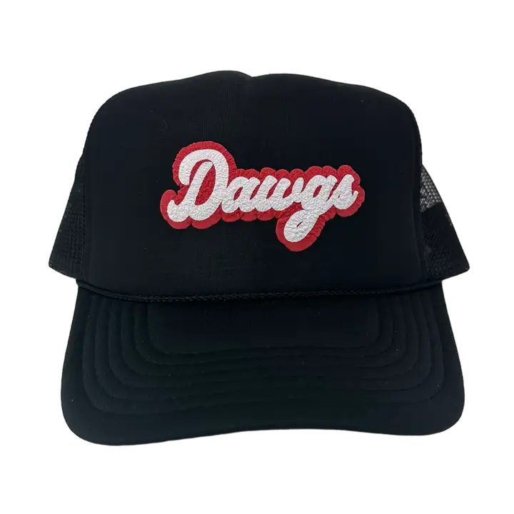 Dawgs - Black Double Puffy Trucker