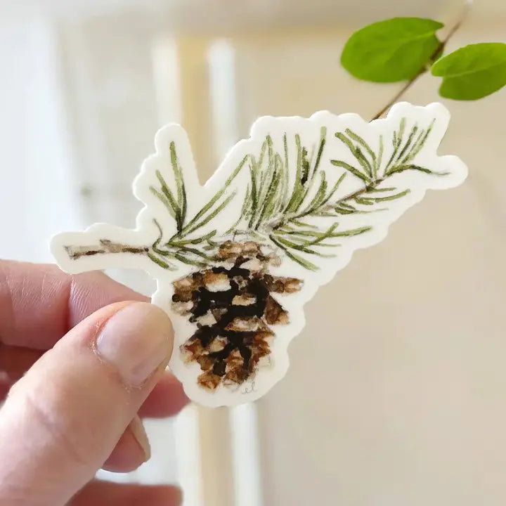 Pinecone Sticker by Emily Lex