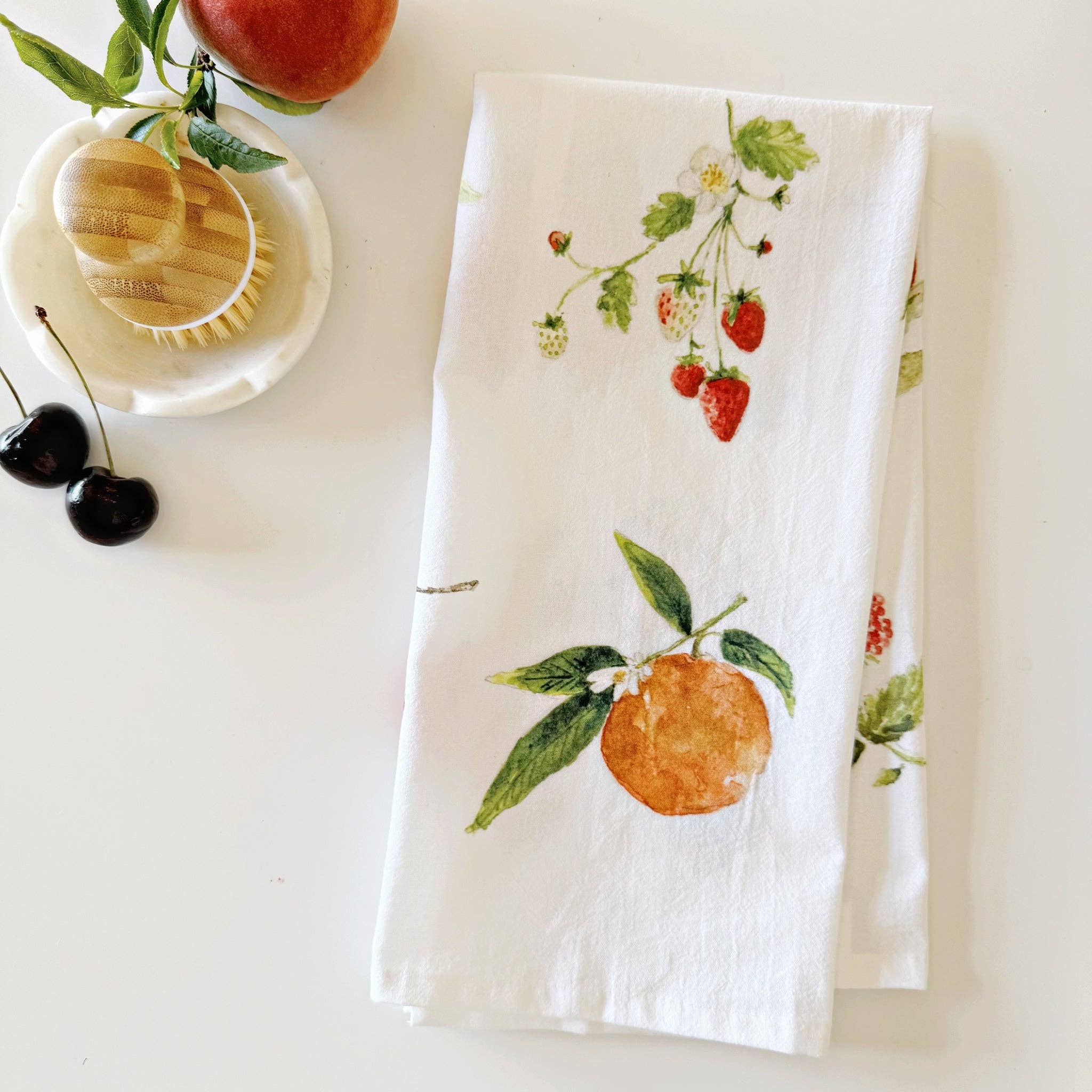 Emily Lex - Fruit Tea towel