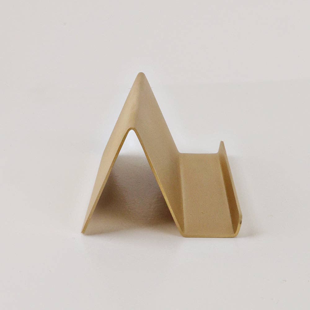 Brass Card Holder by emily lex