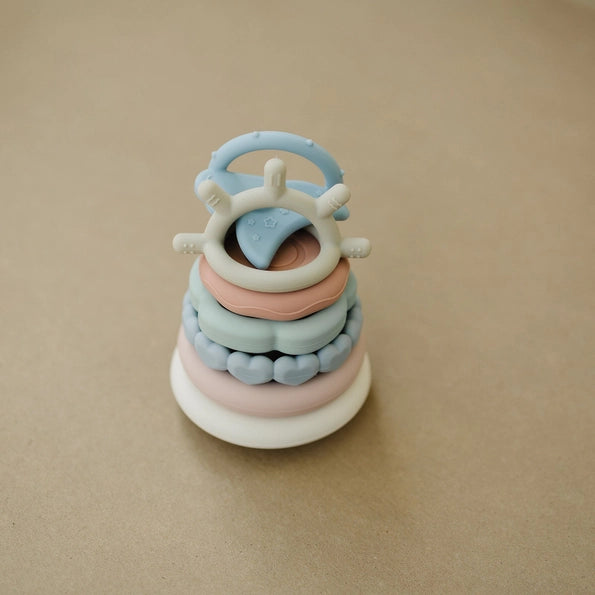 Classic Stacking Teething Ring Toy