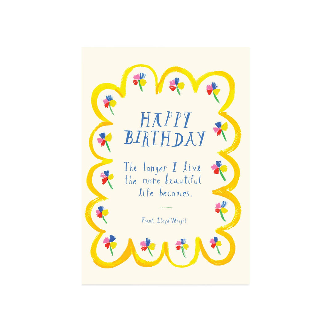 Words From Wright, Happy Birthday Greeting Card