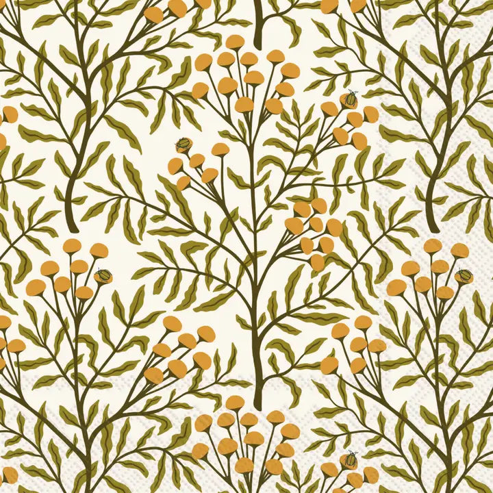 Autumn Acorn Tansy Cocktail Napkins 20 Ct Fall