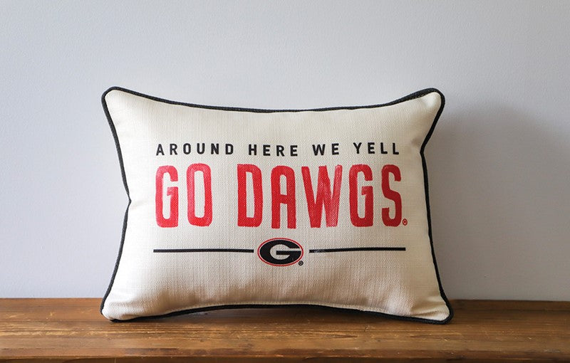 Georgia Around Here Piped Pillow