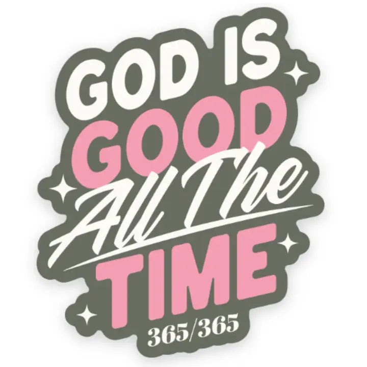 God Is Good Sticker | Christian Sticker | Christian Gift