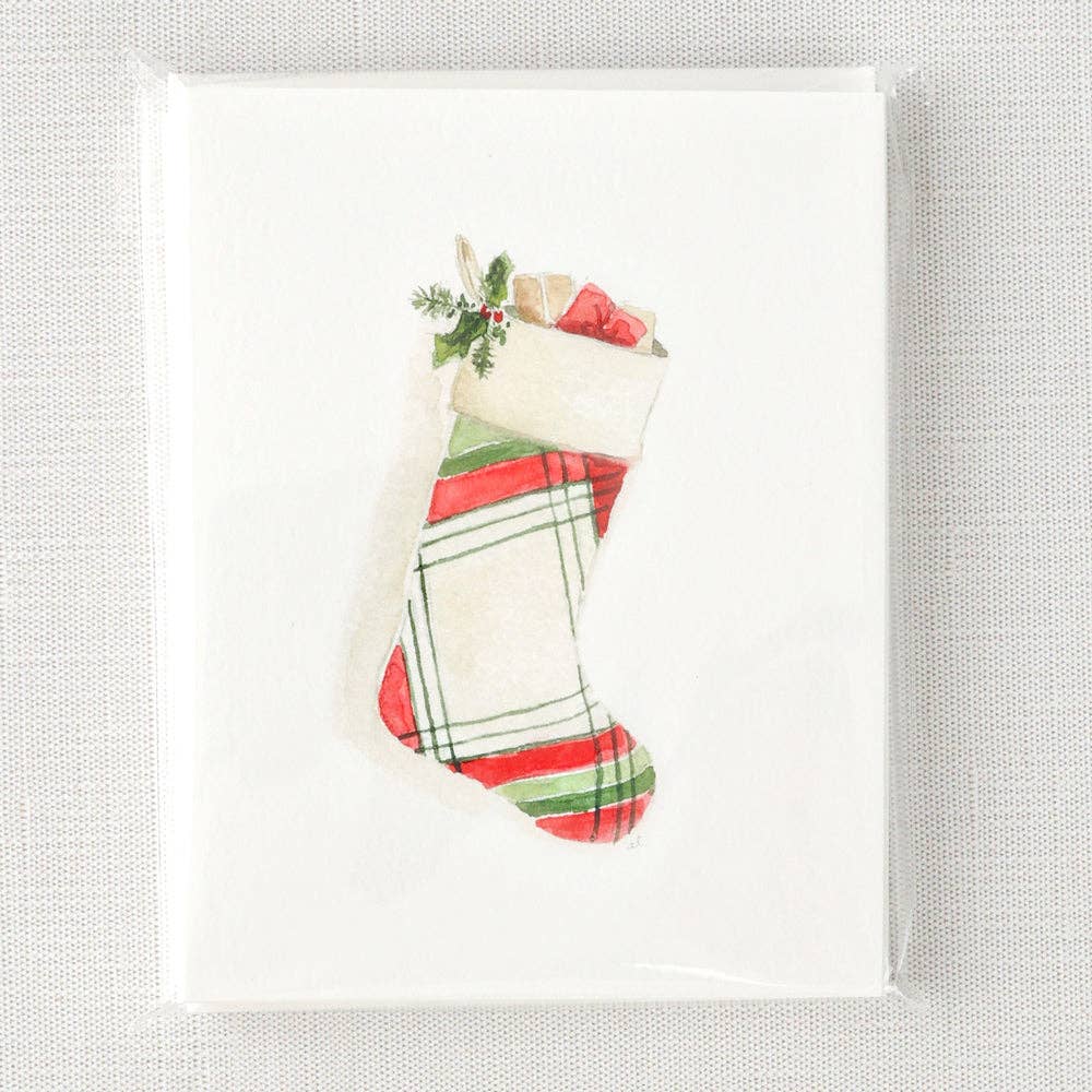 Classic Christmas Notecard Set by emily lex