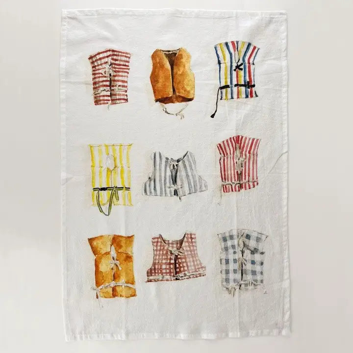 Boat Coats Cotton Flour Sack Tea Towel