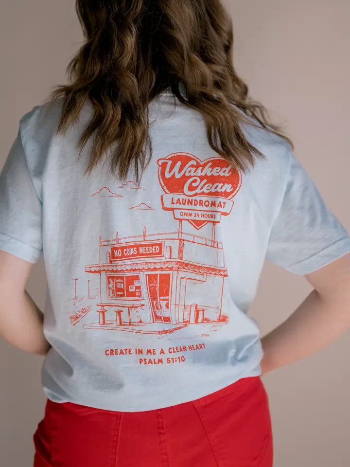 Washed Clean Tee | Christian Tee