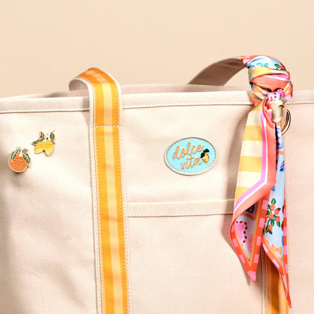 The Darling Canvas Tote Bag–Ciao Bella