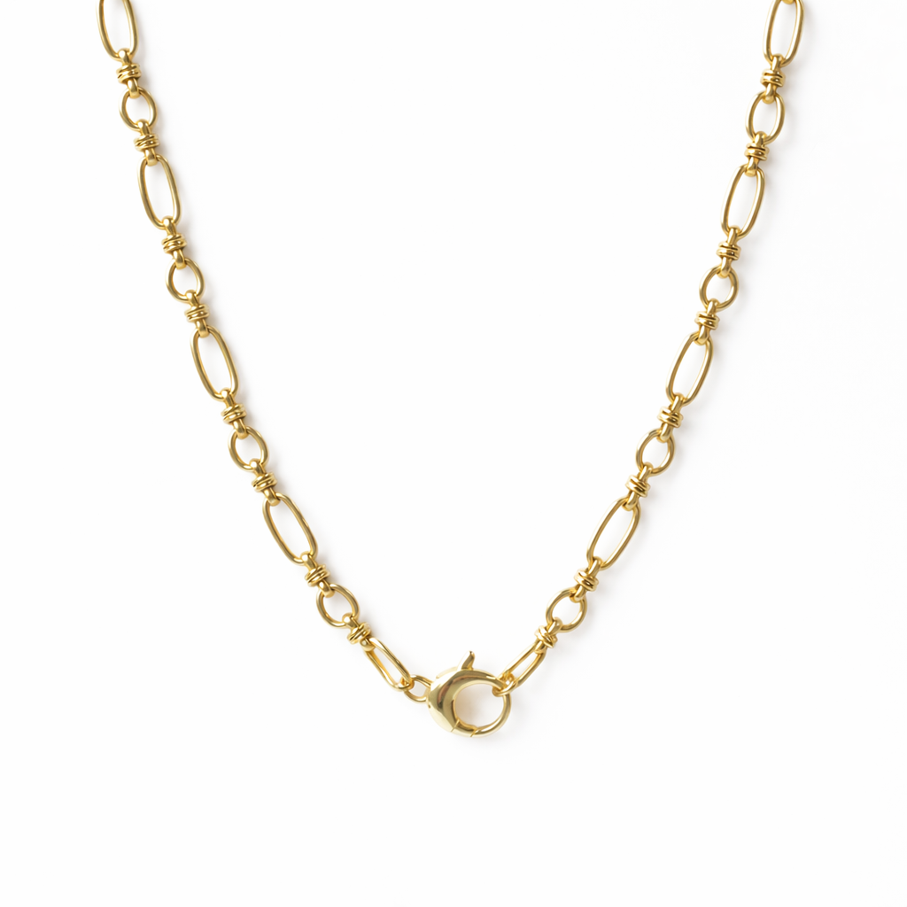 Gilded Necklace-18 inch Large Link