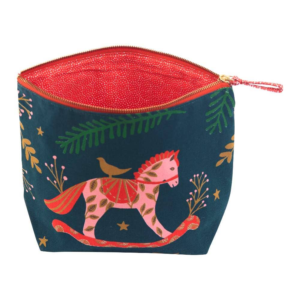 HOLIDAY HORSE Pouch, Large