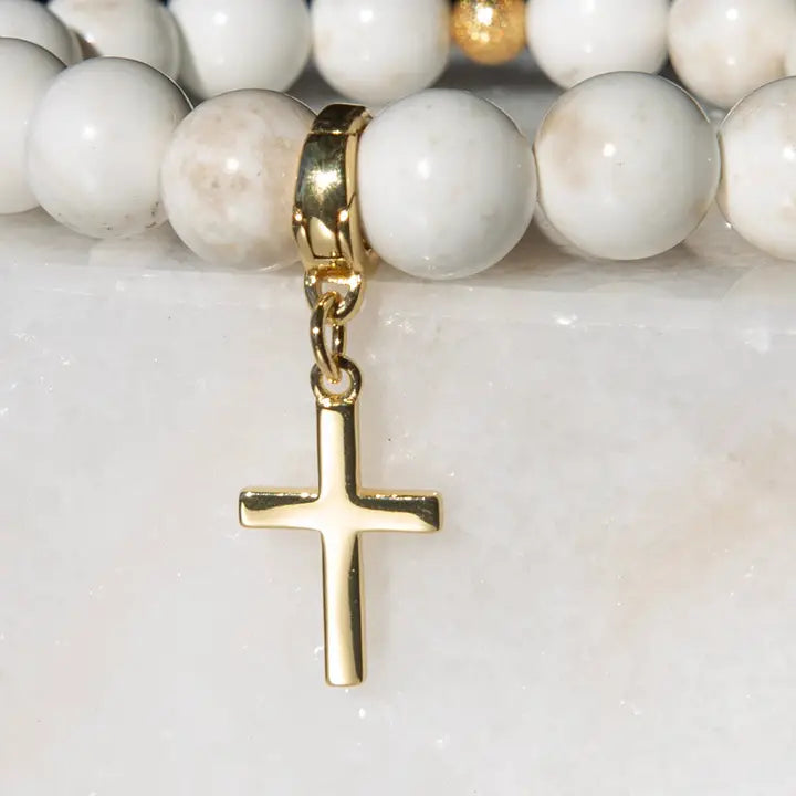 Gold Cross Charm