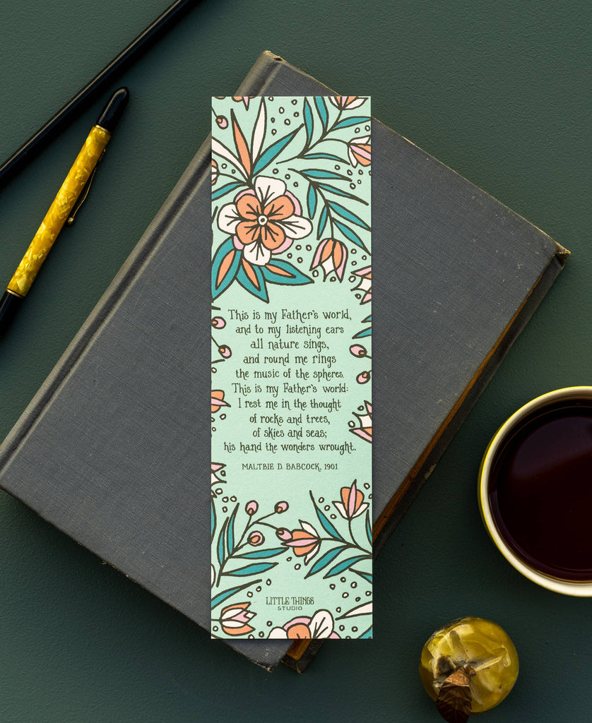 One Hymn Bookmark from the Beecher set