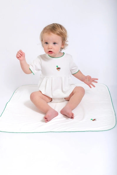 Pip Embroidered Bubble -Mallard Duck 3-6 Months