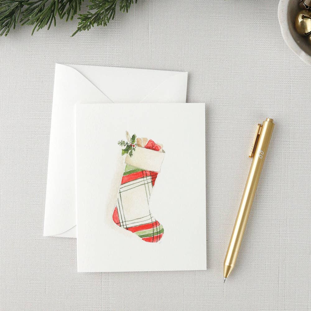 Classic Christmas Notecard Set by emily lex