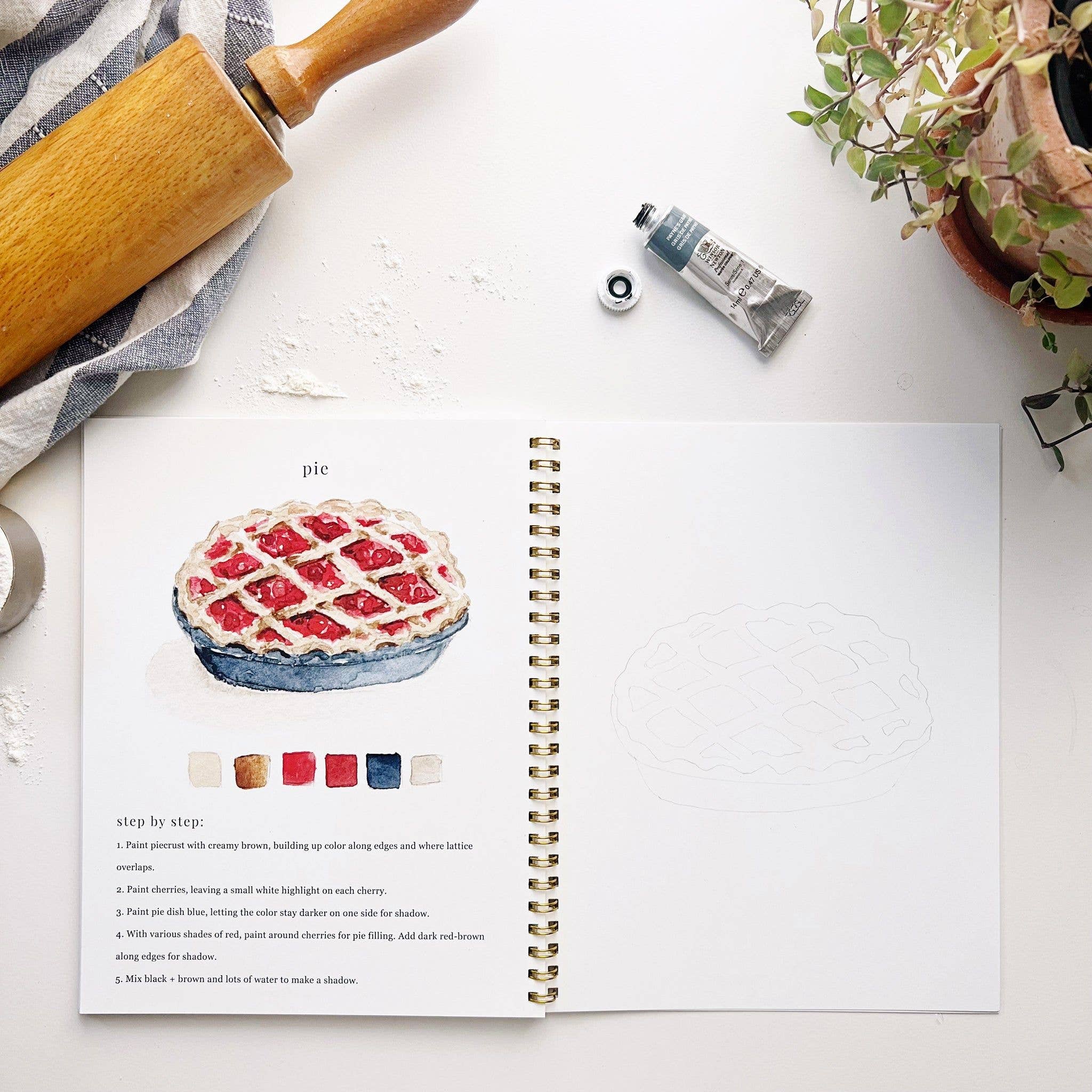 Baking Watercolor Workbook by Emily Lex