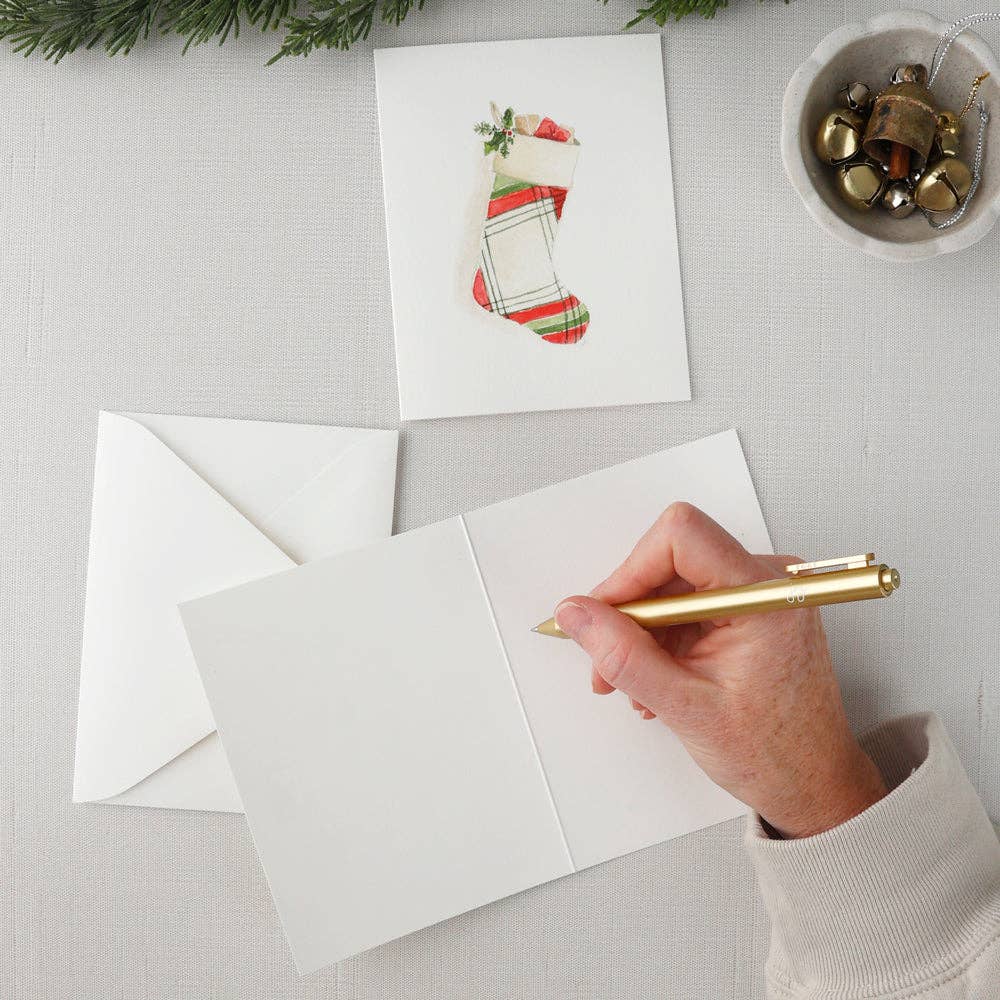 Classic Christmas Notecard Set by emily lex