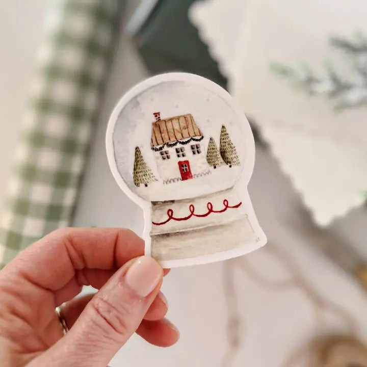 Snowglobe House Sticker - Emily lex