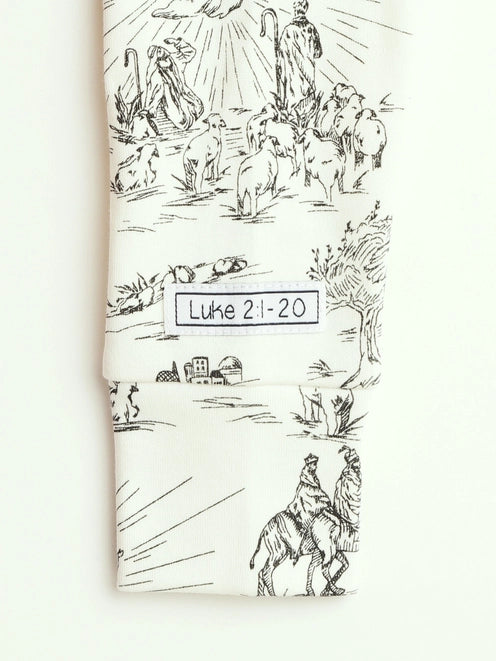 Bethlehem Footless Onesie Pj Cotton 3-6 Months