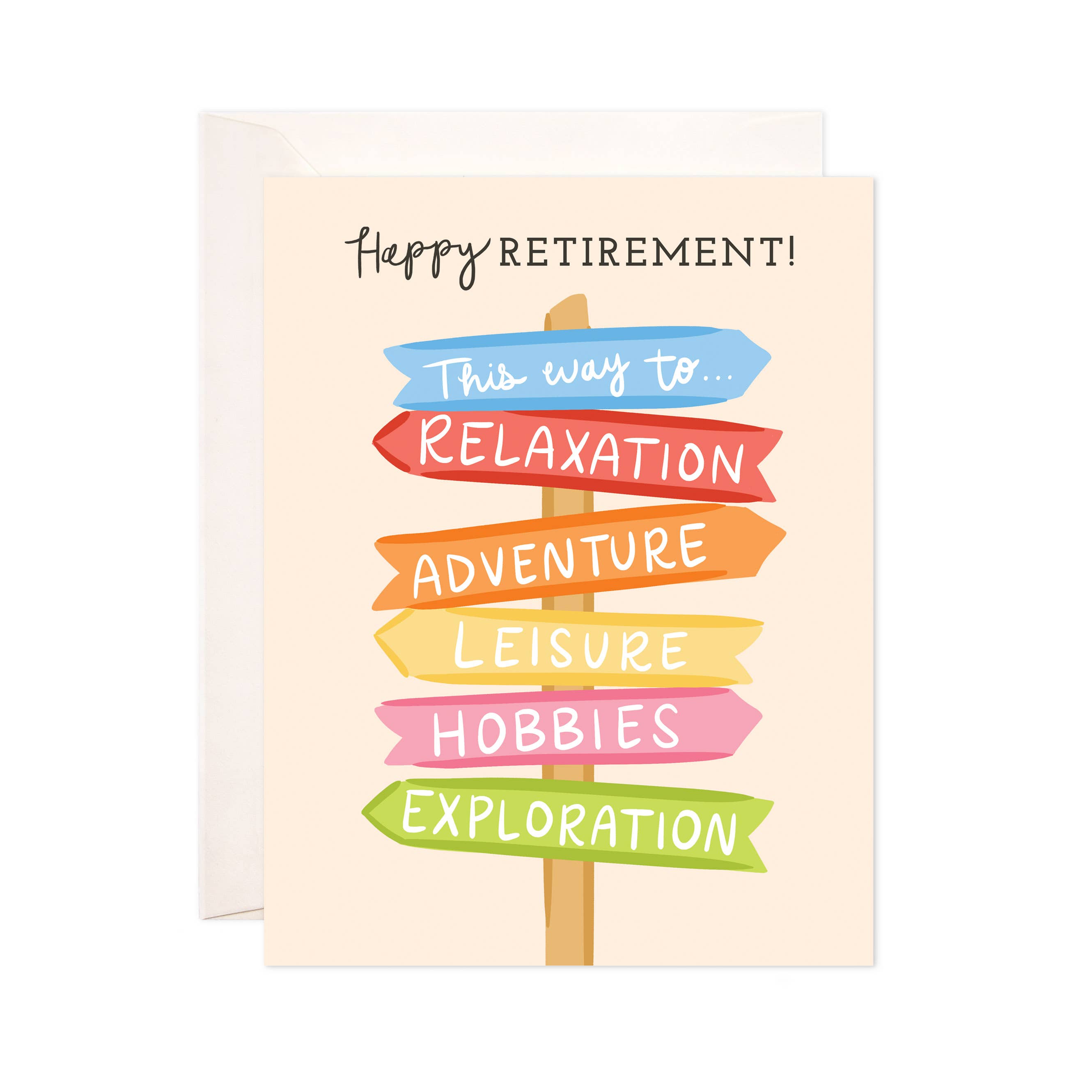 Retirement Signs Greeting Card - Retirement Card