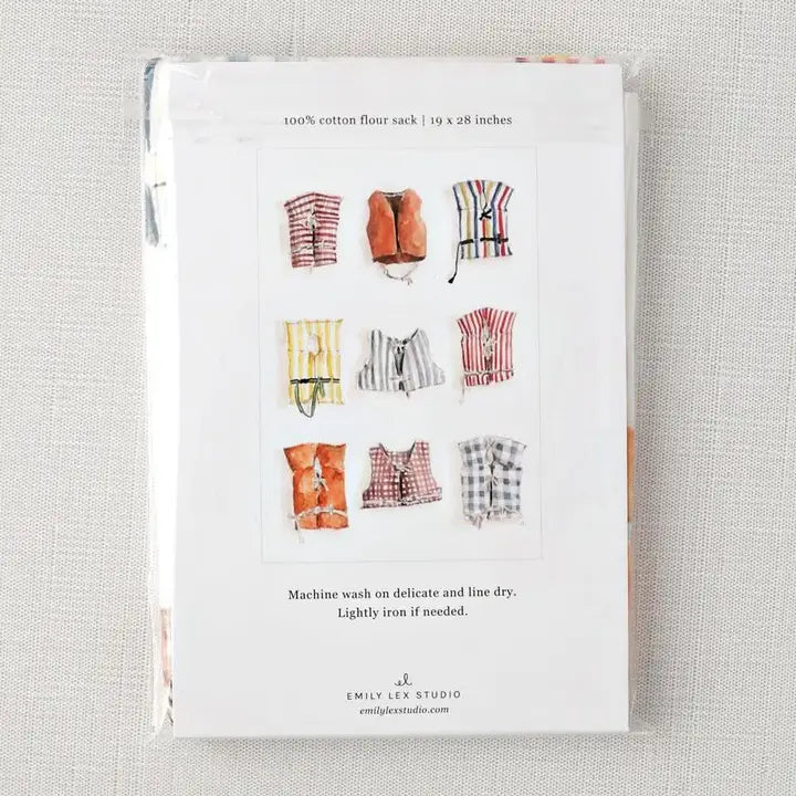 Boat Coats Cotton Flour Sack Tea Towel
